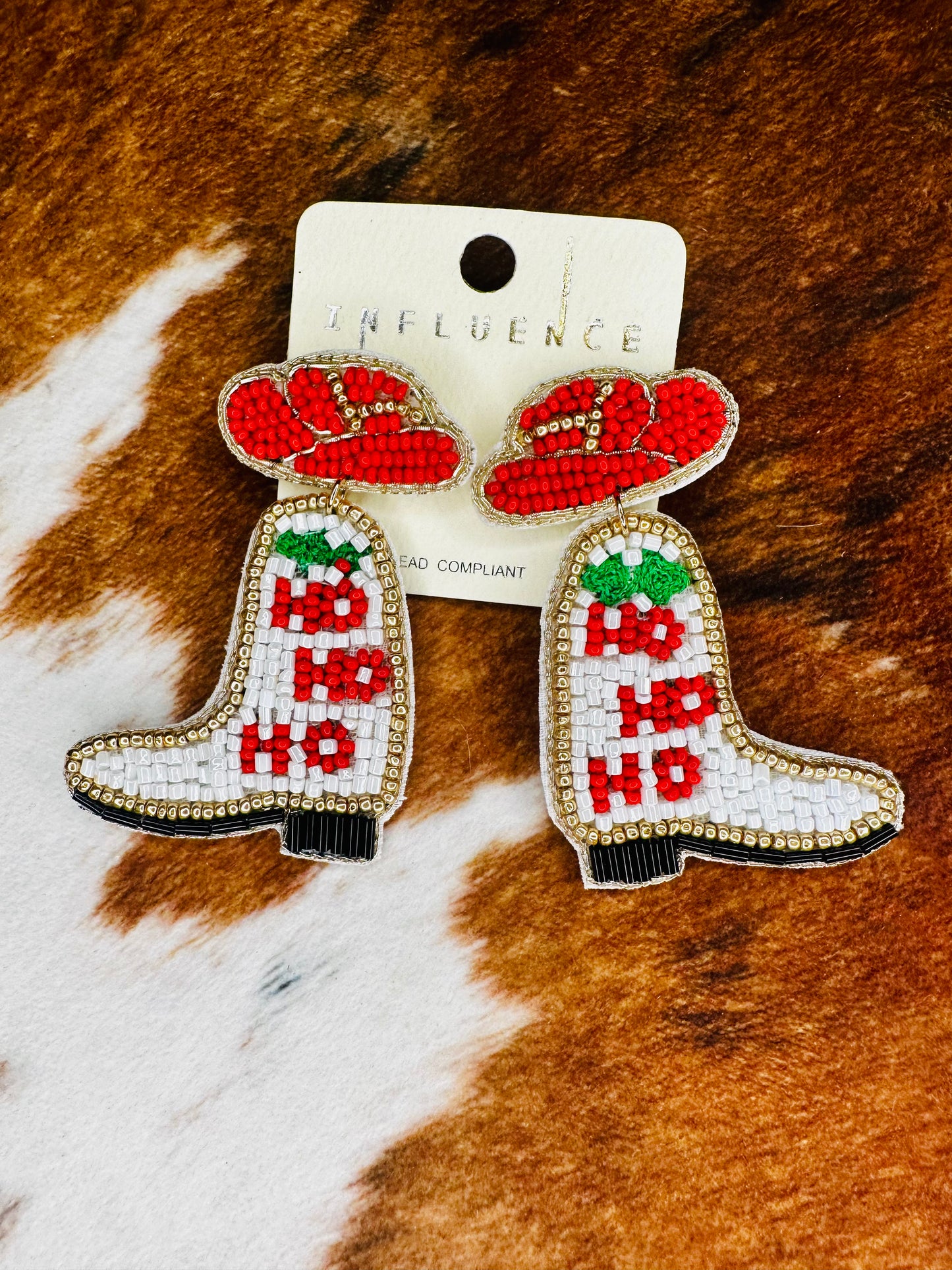 Christmas “Ho Ho Ho” Stud Earrings