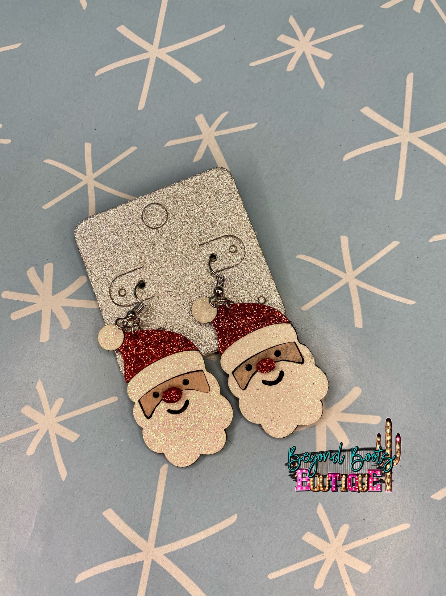 FER3217 Santa Earrings
